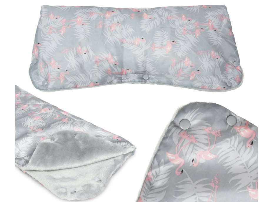 Rukávník na kočárek - FLAMINGO