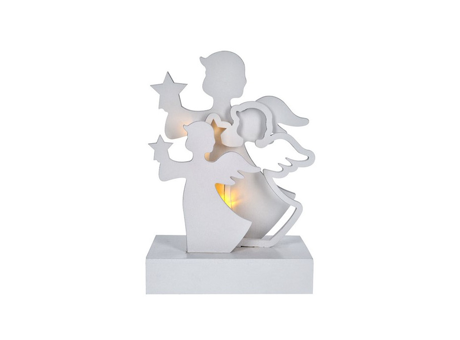Dekorační LED andílci - 15 cm