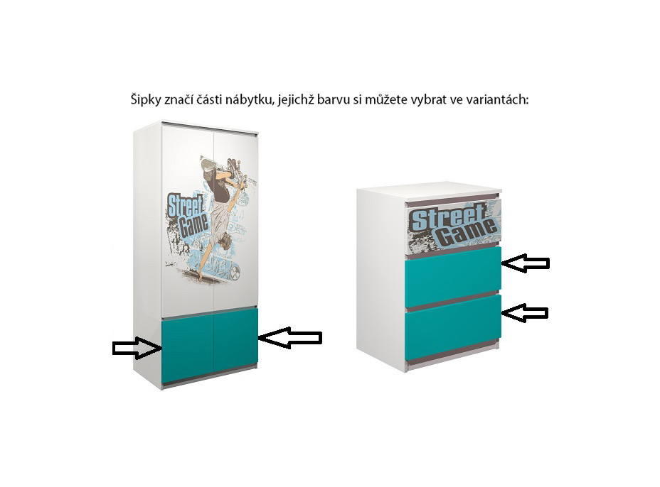 Psací stůl - STREET GAME TYP B