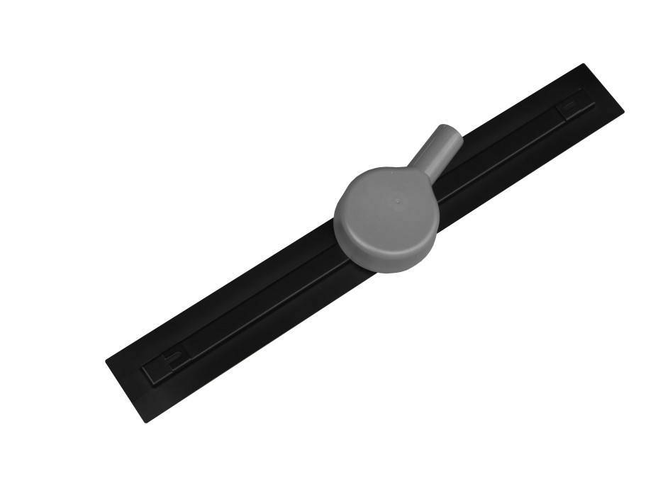Sprchový žlab MAXMAX Mexen FLAT 360 SLIM - černý, 1741060