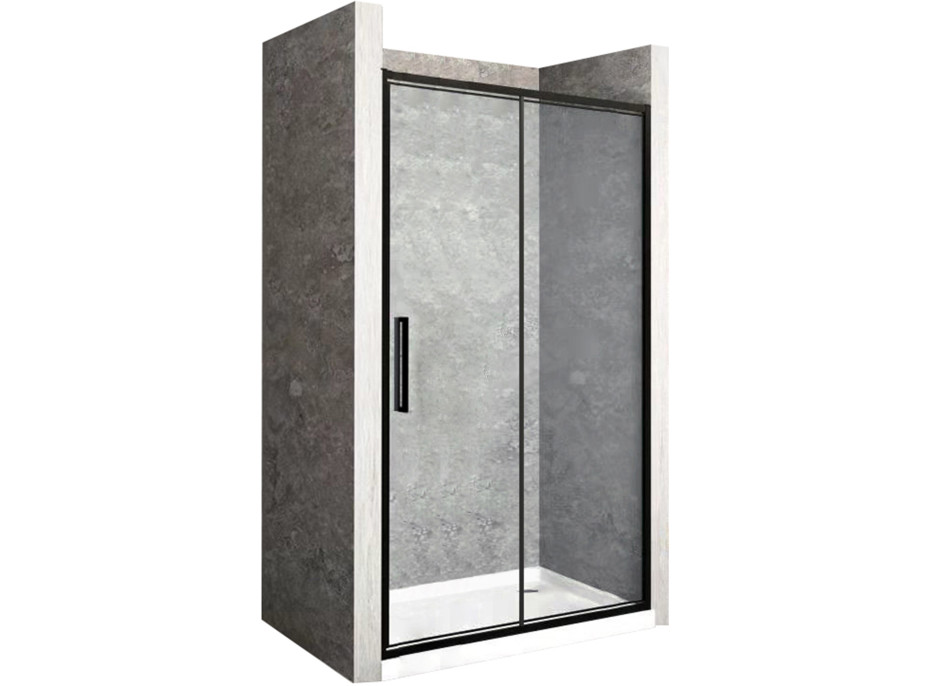 Sprchové dveře MAXMAX Rea RAPID fold 80 cm - černé