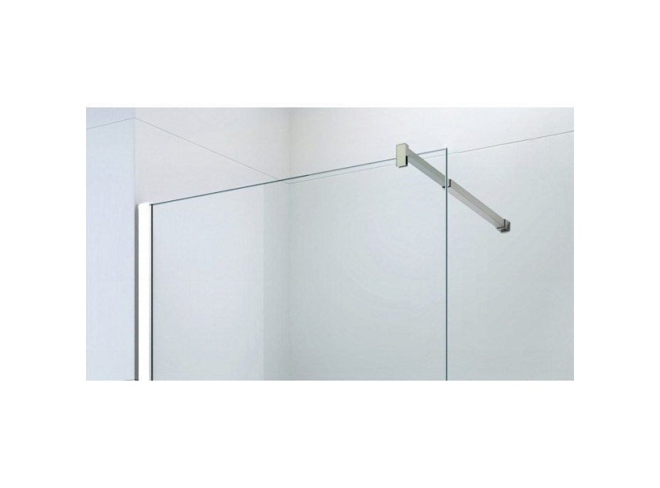 Upevňovací rameno sprchové zástěny - 65-120 cm - na 6mm sklo