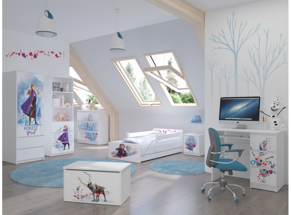Dětská postel MAX se šuplíkem Disney - FROZEN 2 200x90 cm - Elsa a Anna
