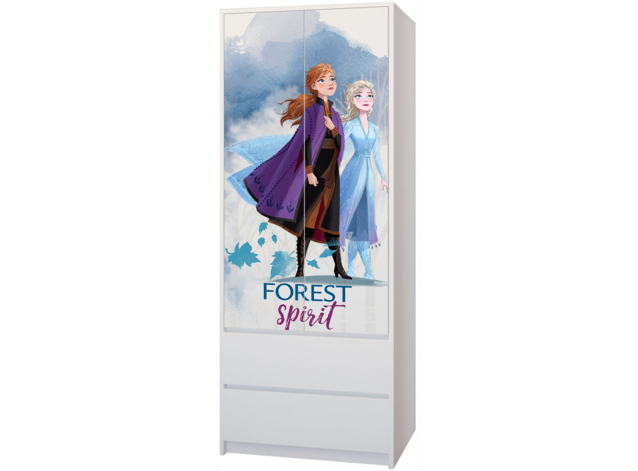 Dětská skříň Disney - Frozen 2 - Elsa a Anna "Forest spirit"