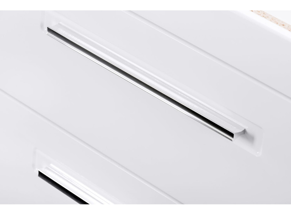 Koupelnová závěsná skříňka VECTA se zrcadlem 80 cm - s LED světlem
