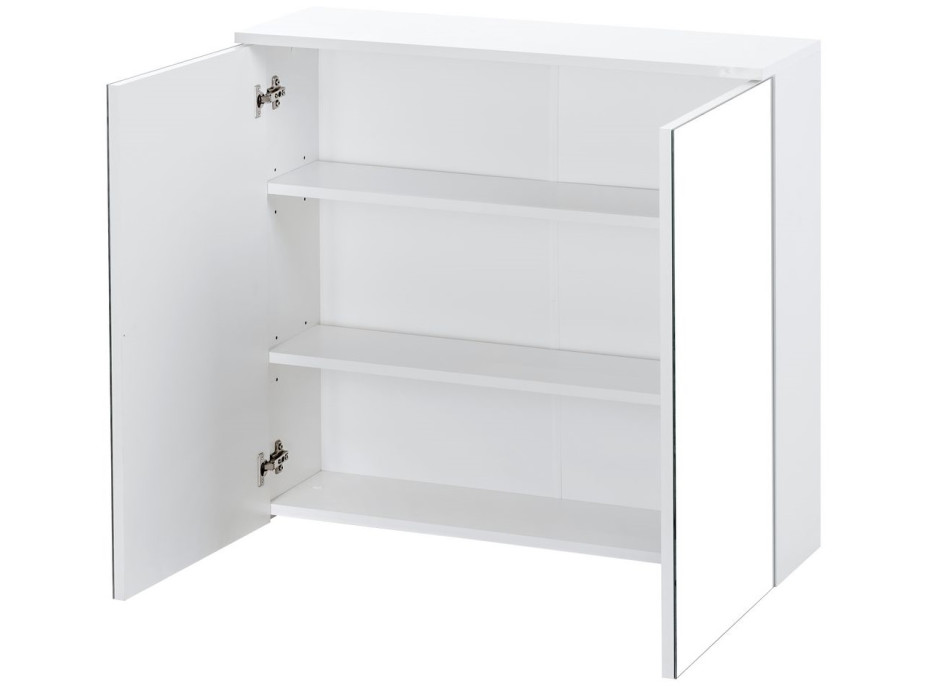Koupelnová závěsná skříňka VECTA se zrcadlem 80 cm - s LED světlem