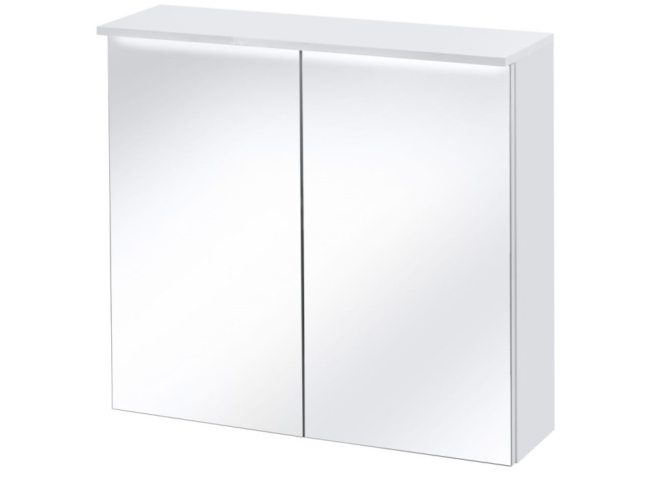 Koupelnová závěsná skříňka VECTA se zrcadlem 80 cm - s LED světlem