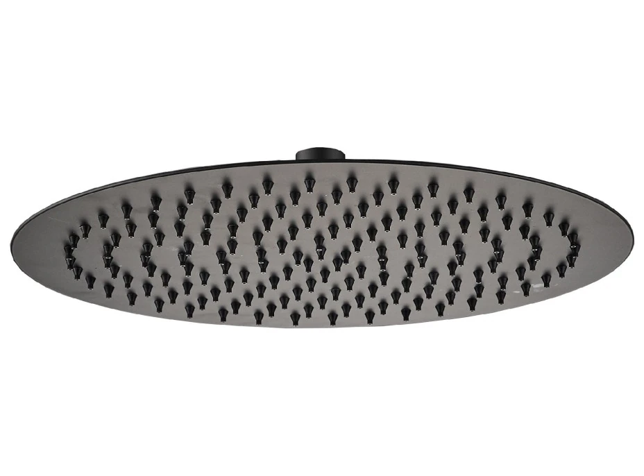 Sprchová dešťová hlavice MEXEN SLIM - kulatá - 30 cm - černá, 79230-70