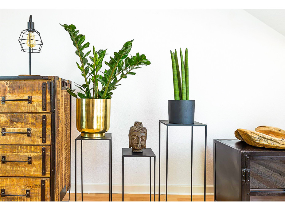 Kovový stojan pod květináč LOFT - vel. S