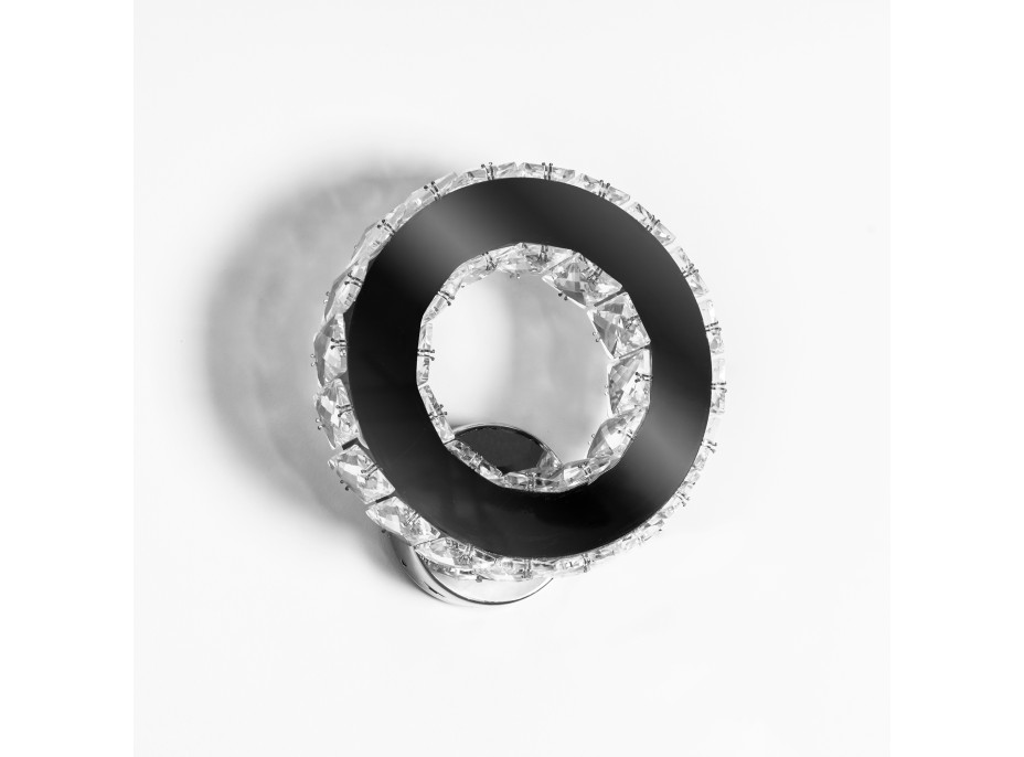 Nástěnné LED křišťálové svítidlo PLATON circle - 20/10W