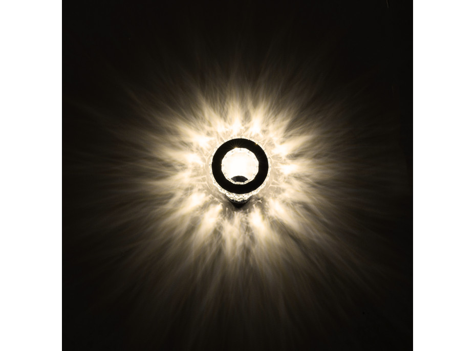 Nástěnné LED křišťálové svítidlo PLATON circle - 20/10W