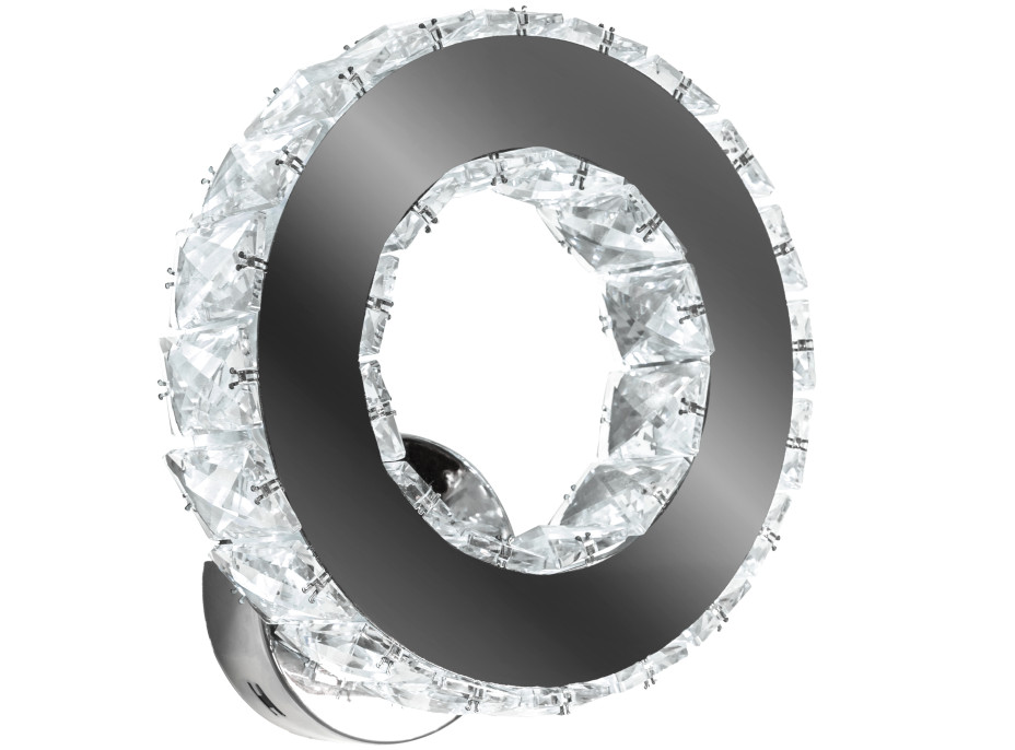 Nástěnné LED křišťálové svítidlo PLATON circle - 20/10W