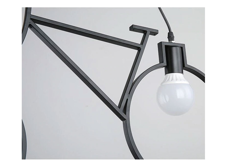 Stropní svítidlo BICYCLE - ve tvaru jízdního kola - 68x43 cm
