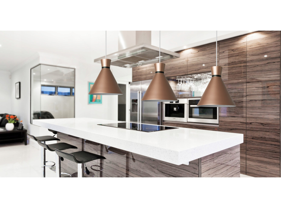 Stropní svítidlo KONA typ A - černé matné