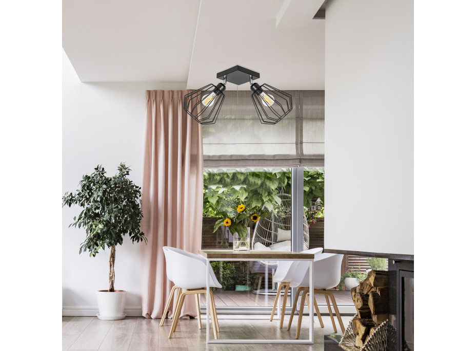 Stropní svítidlo DIAMOND - 2 svítidla na kloubu