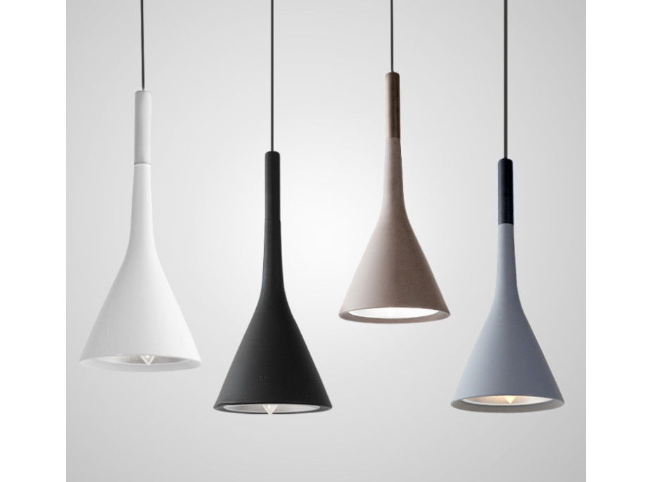 Stropní svítidlo FLAT typ A - 25 cm - černé matné