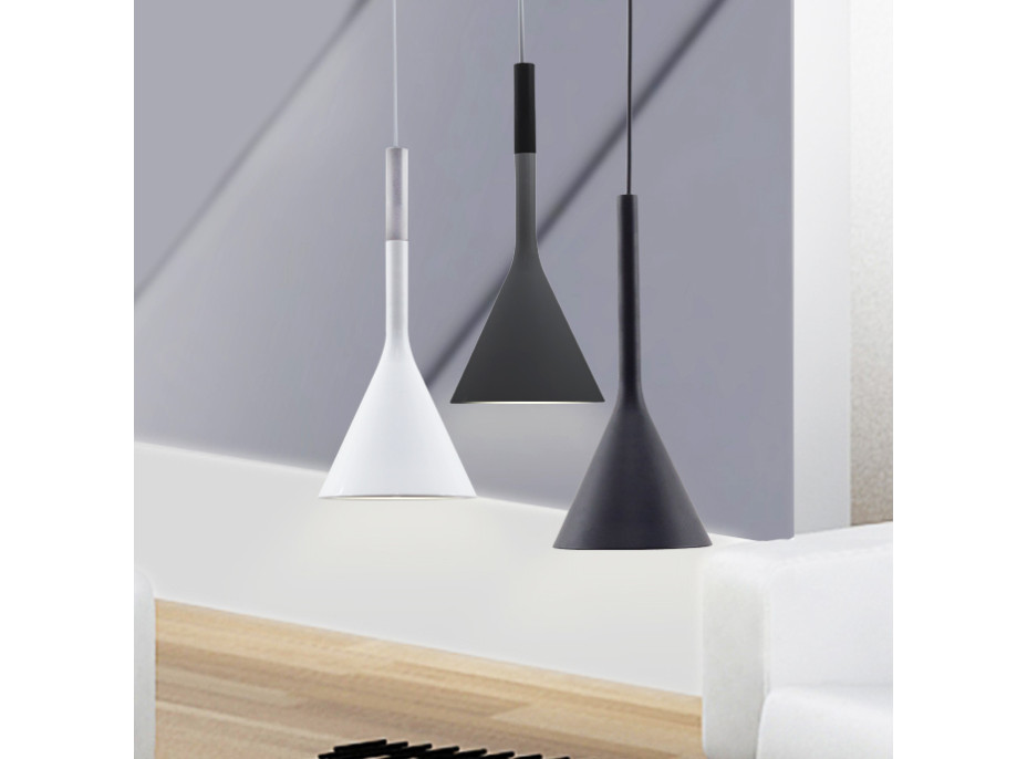 Stropní svítidlo FLAT typ A - 25 cm - černé matné