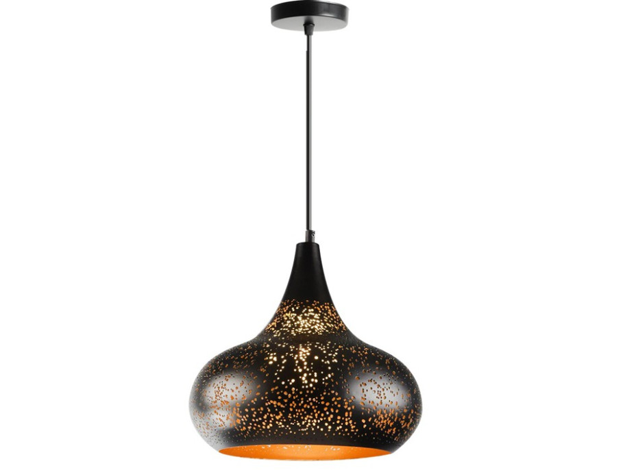 Stropní svítidlo LOFT Edison typ C - černé