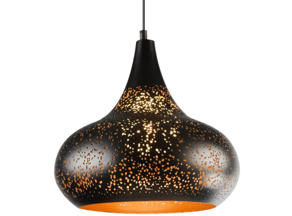 Stropní svítidlo LOFT Edison typ C - černé