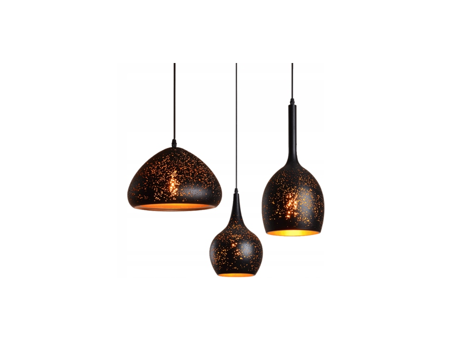 Stropní svítidlo LOFT Edison typ C - černé