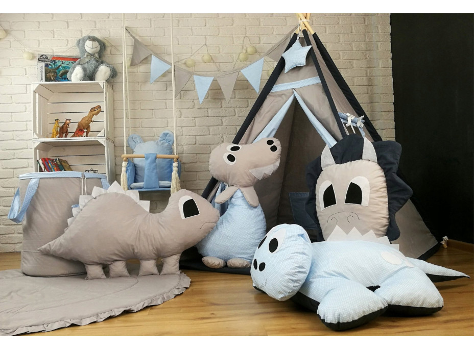 Dětský stan TEEPEE (TÝPÍ) LUXURY s doplňky - DINOSAUŘI