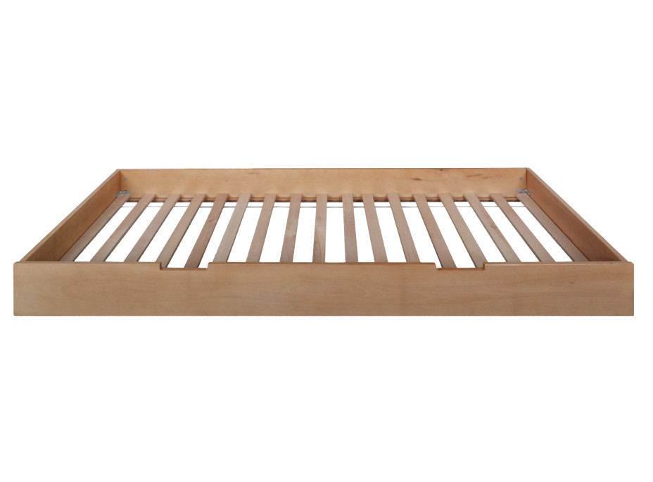 Dětská patrová postel z MASIVU BUK - DANIEL 200x90cm - bílá