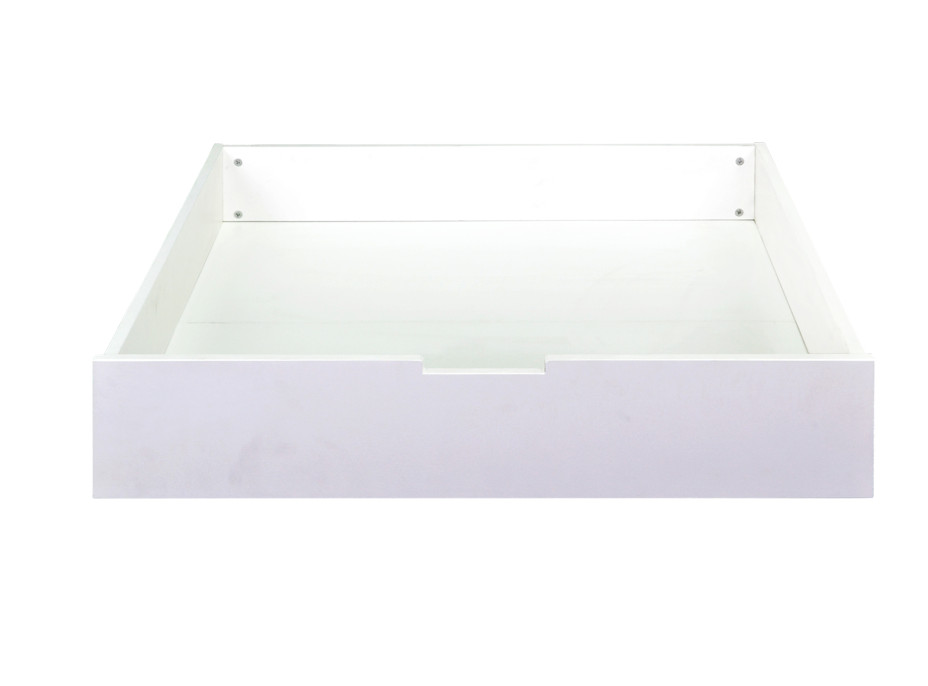 Dětská patrová postel se skluzavkou z MASIVU BUK - MARK 200x90cm - bílá