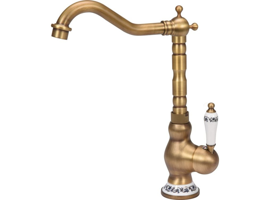 Kuchyňská dřezová baterie - RETRO BRONZE 4
