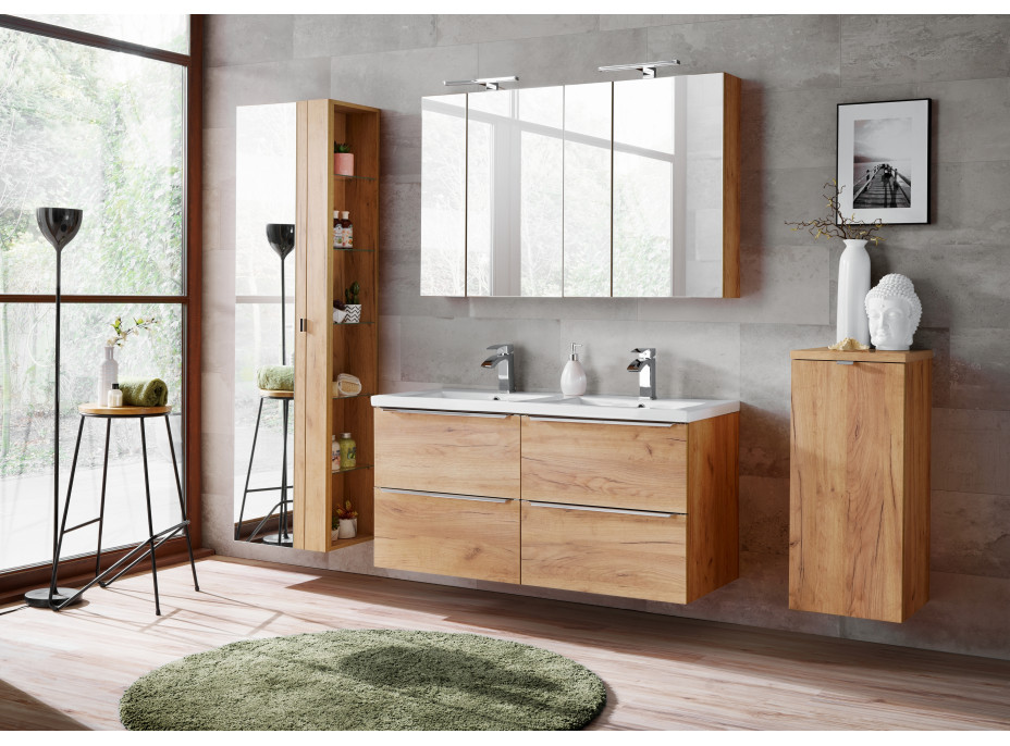Deska na skříňku pod umyvadlo Kapa 80 cm - Gold craft dub