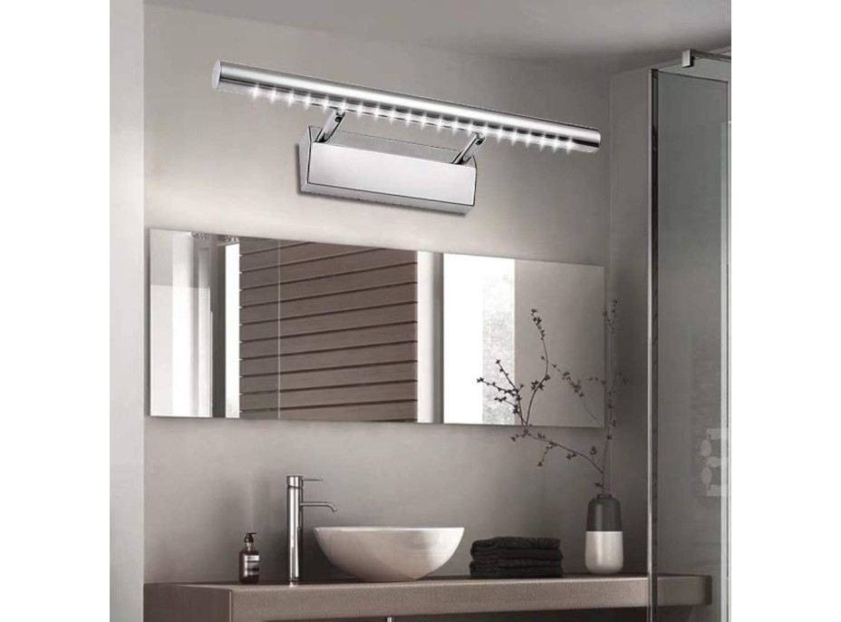 Nástěnné LED svítidlo nad zrcadlo LITE - 40 cm - 5W - chromové