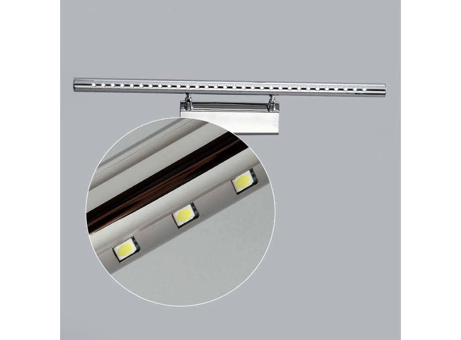 Nástěnné LED svítidlo nad zrcadlo LITE - 40 cm - 5W - chromové