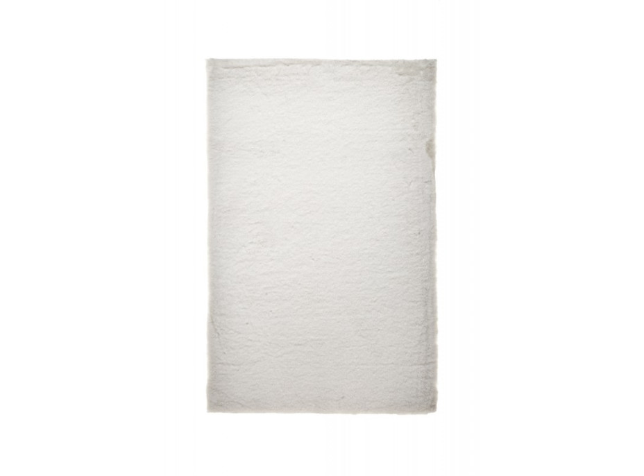 Kusový koberec RABBIT DELUXE - bílý - imitace králičí kožešiny