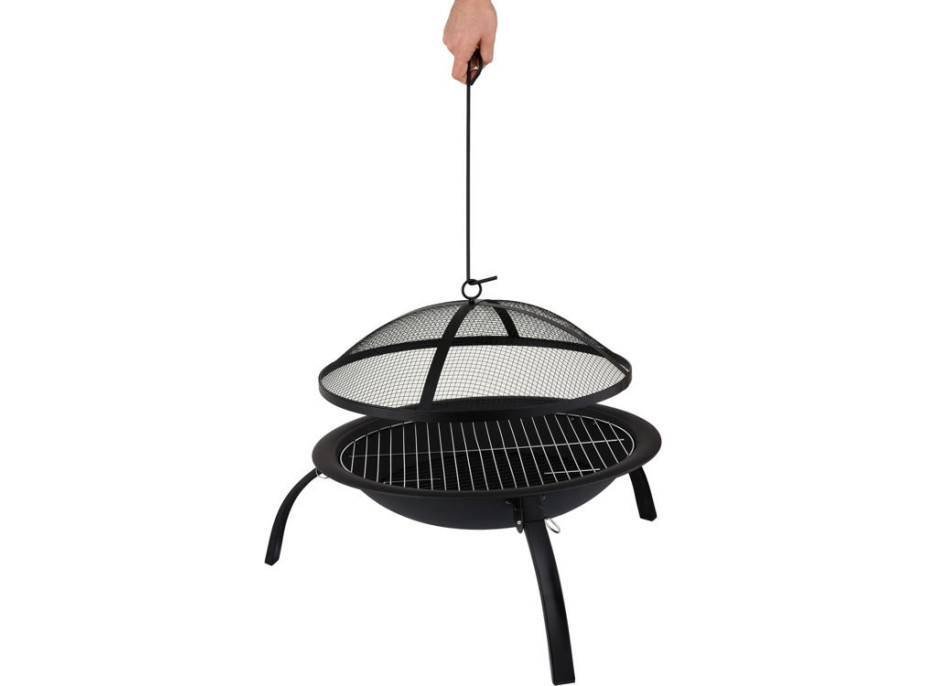 Zahradní dekorativní ohniště/gril, 56 cm