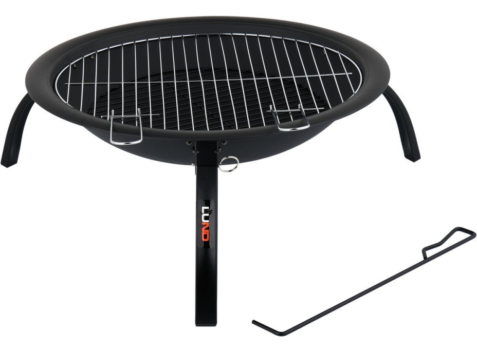 Zahradní dekorativní ohniště/gril, 56 cm