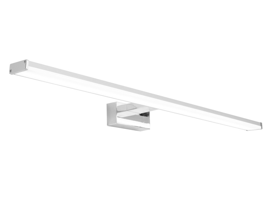 Nástěnné LED svítidlo nad zrcadlo FLAT - 60 cm - 12W - chromové