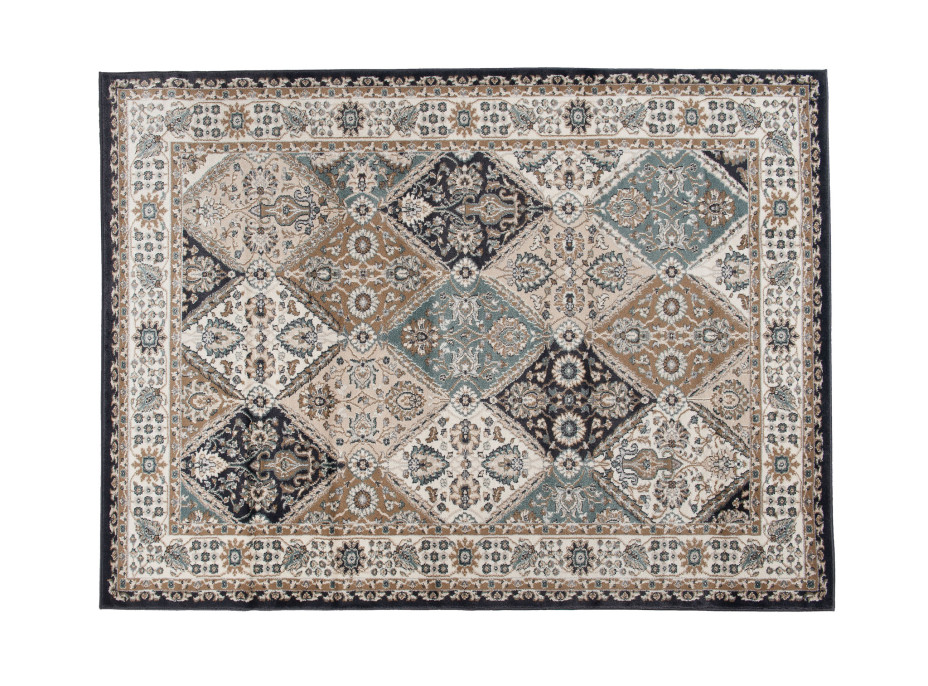 Kusový koberec DUBAI eskenar - tmavě šedý/béžový