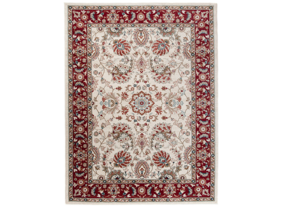 Kusový koberec DUBAI kilim - bílý/červený