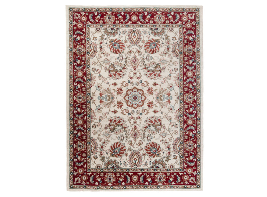 Kusový koberec DUBAI kilim - bílý/červený