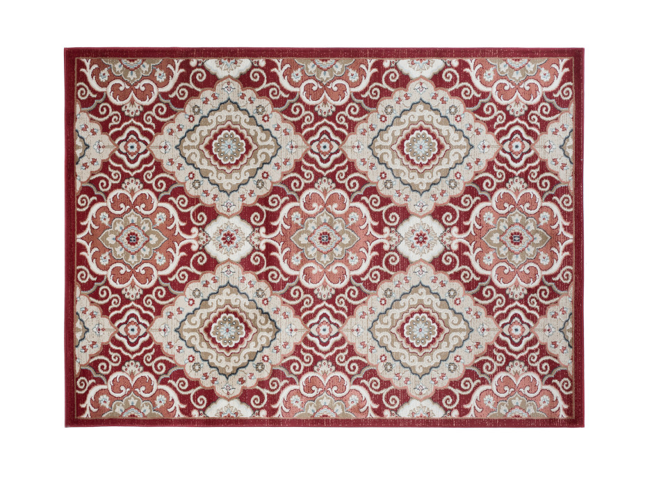 Kusový koberec DUBAI elisa - červený/béžový