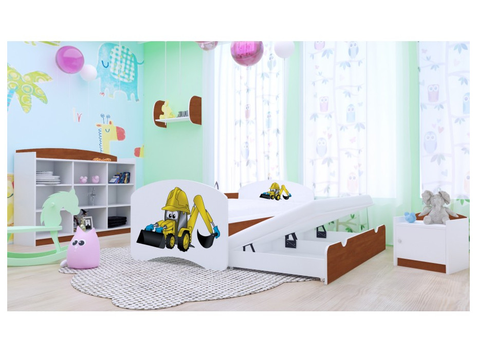 Dětská postel pro DVA (s výsuvným lůžkem) 160x80 cm - BAGR