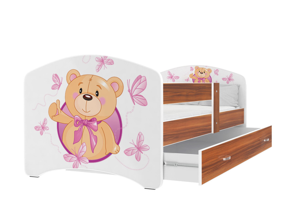 Dětská postel LUCY se šuplíkem - 160x80 cm - MÉĎA