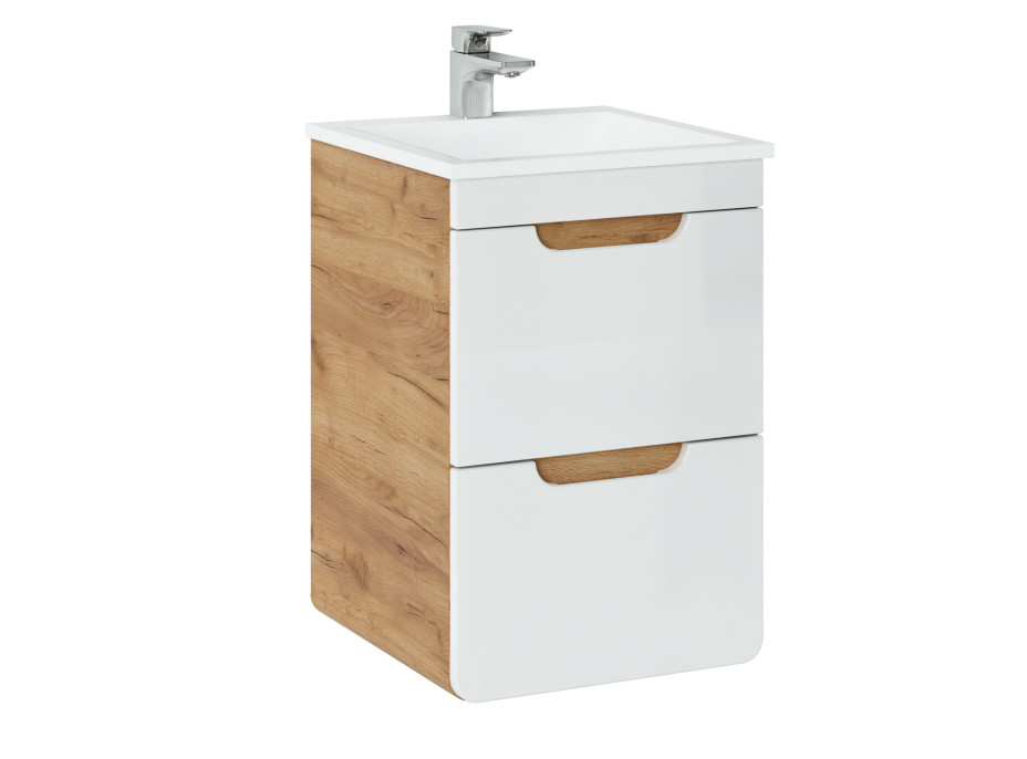 Koupelnová závěsná skříňka pod umyvadlo BÁRA 40 cm