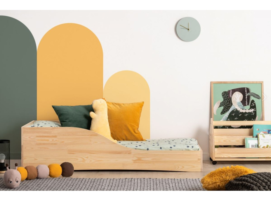 Dětská designová postel z masivu PEPE 3 - 200x90 cm