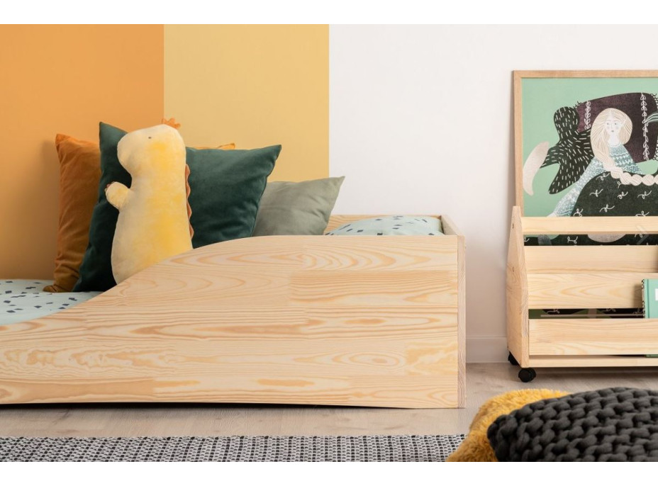 Dětská designová postel z masivu PEPE 3 - 180x90 cm