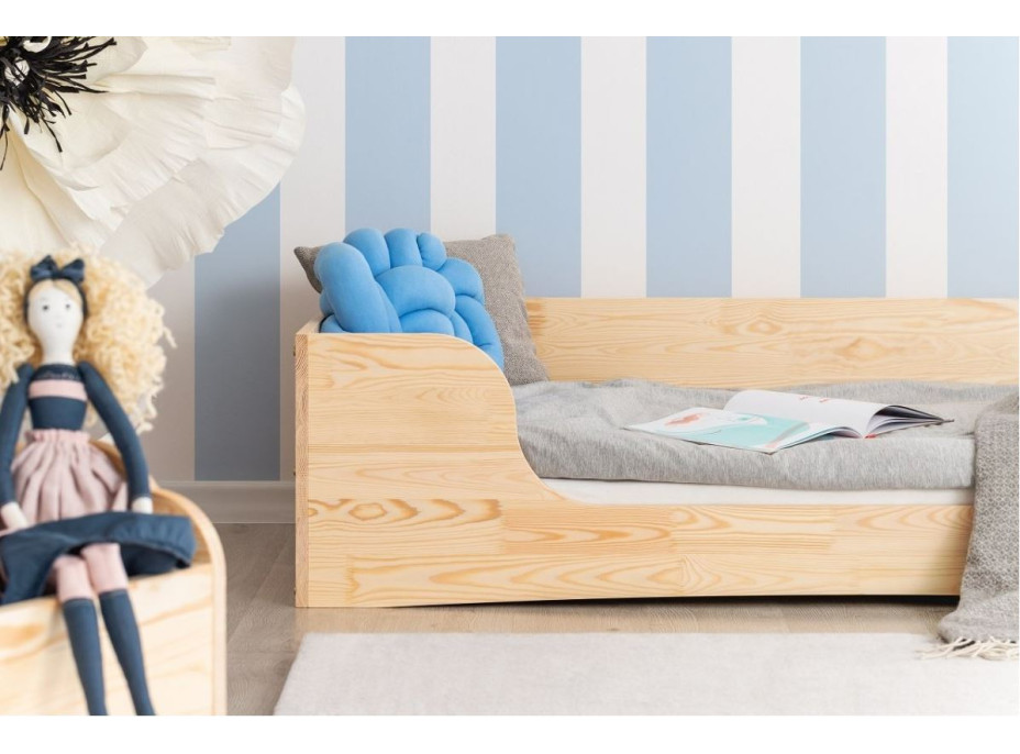 Dětská designová postel z masivu PEPE 4 - 160x70 cm