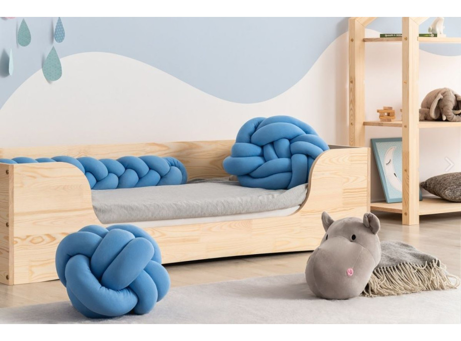 Dětská designová postel z masivu PEPE 4 - 180x90 cm