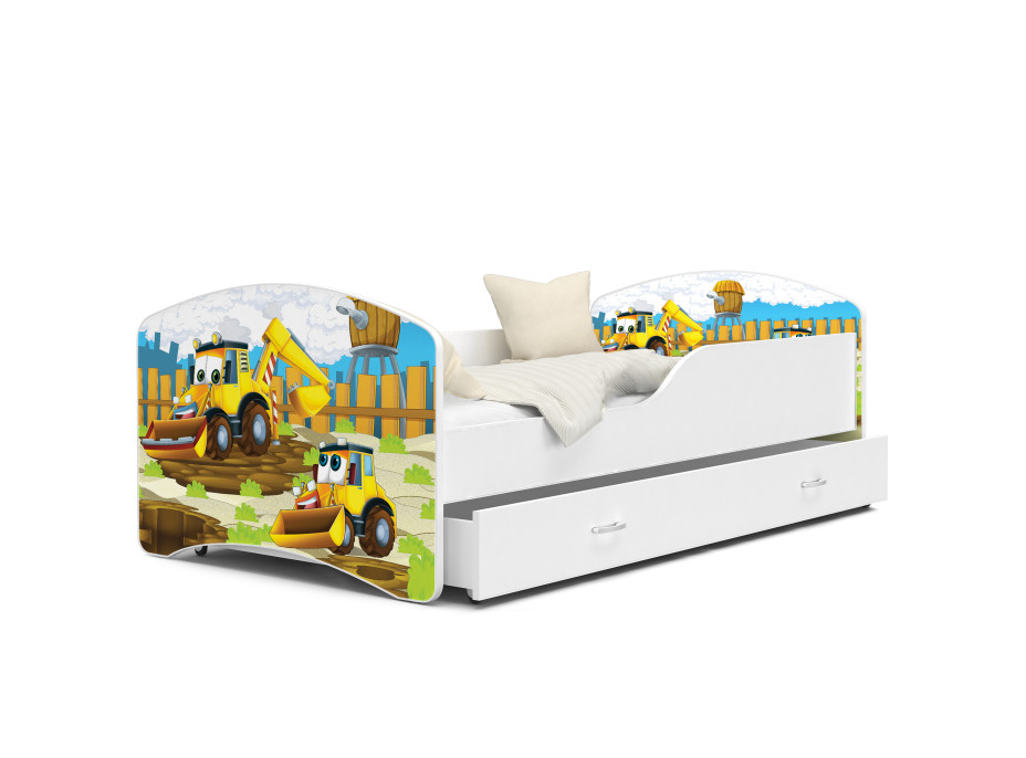 Dětská postel IGOR se šuplíkem - 160x80 cm - BAGR