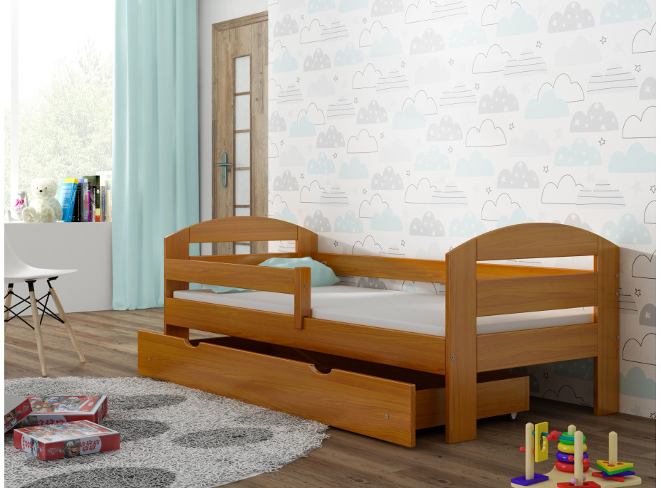 Dětská postel z masivu MAKI - 160x80 cm