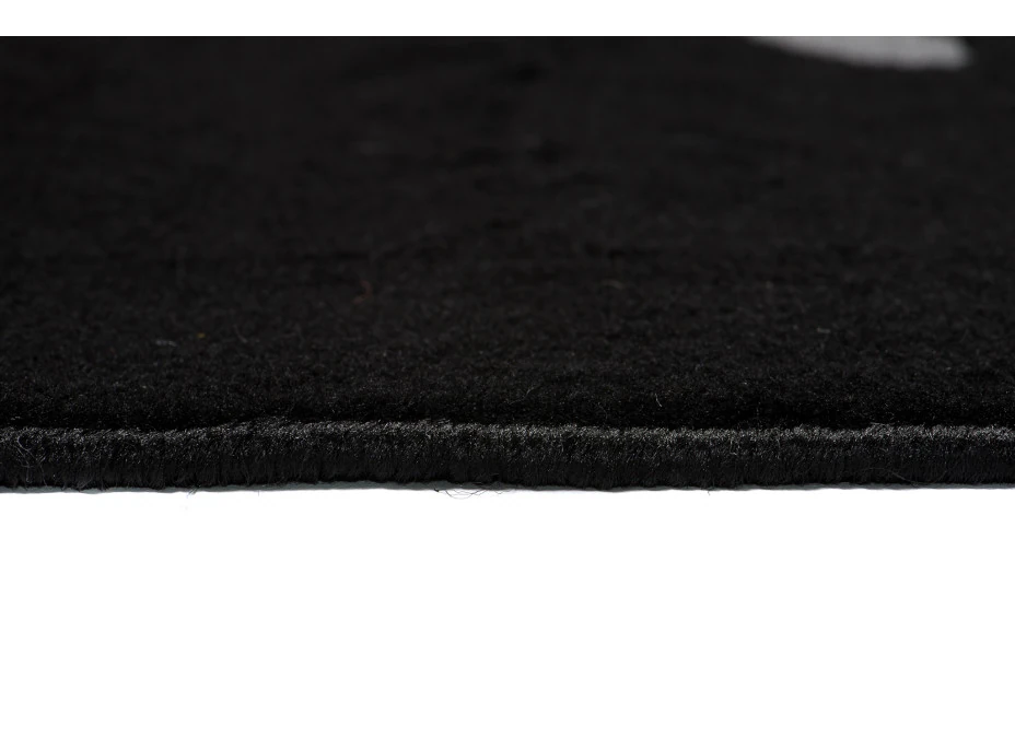 Dětský koberec NOX zvířátka - černý