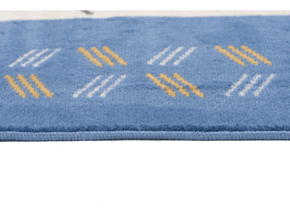 Dětský koberec NOX zvířátka - modrý